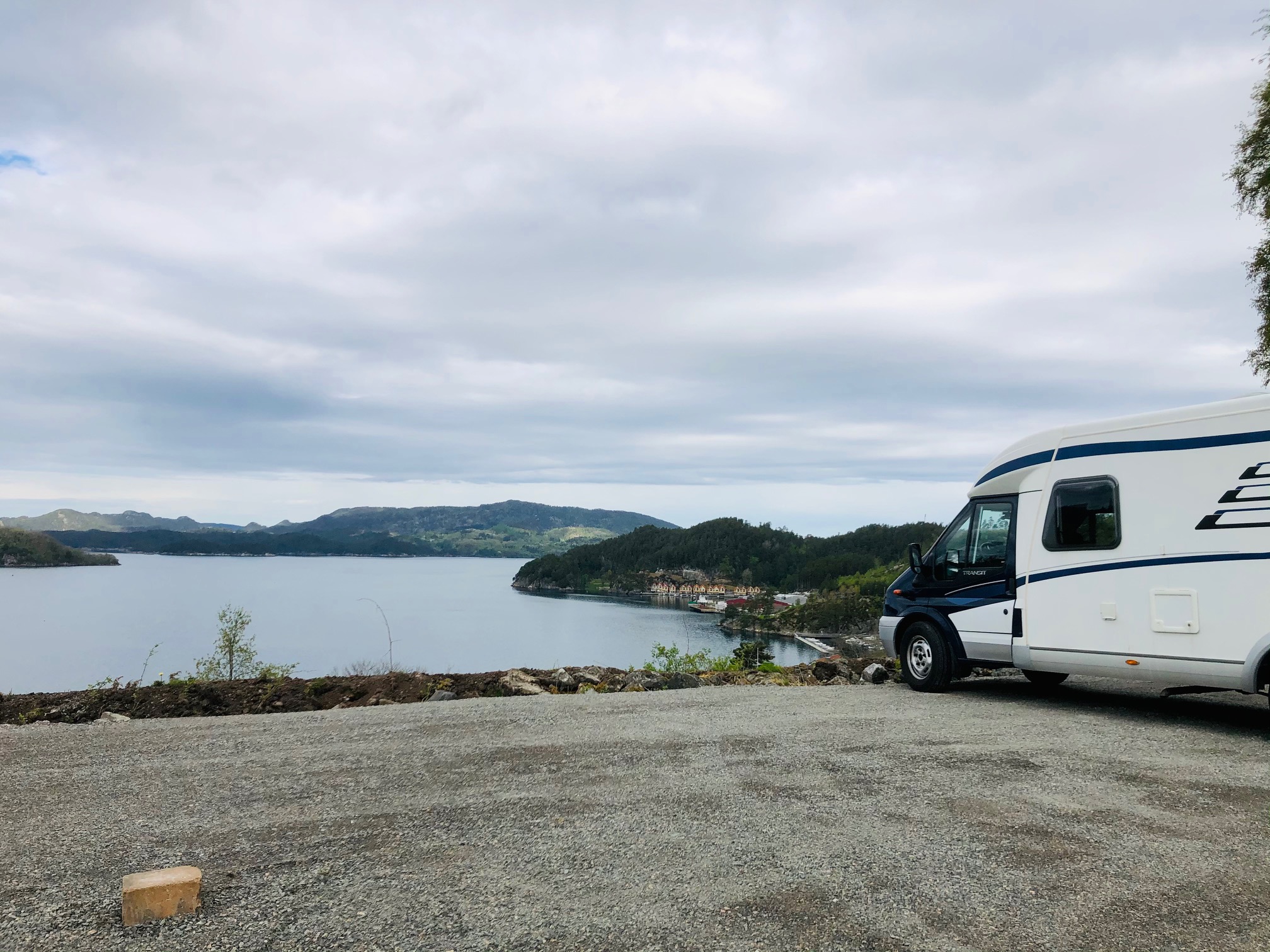 campercar parking norway tysnes